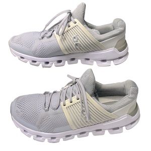 ON CloudSwift Glacier Grey White Women's Running Shoes Size 10